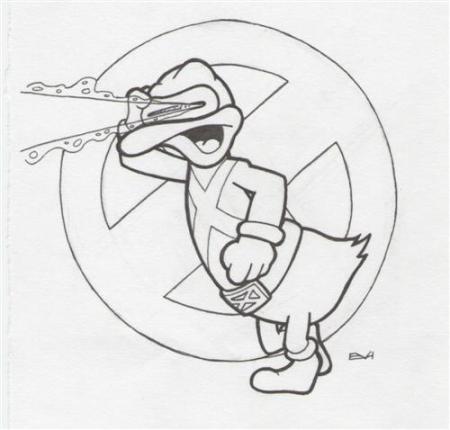 Doodle 198 - Donald "Cyclops" Duck